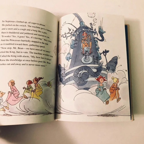 Vtg 1979 Septimus Bean His Amazing Machine Janet Quin Harkin Book - Picture 12 of 15